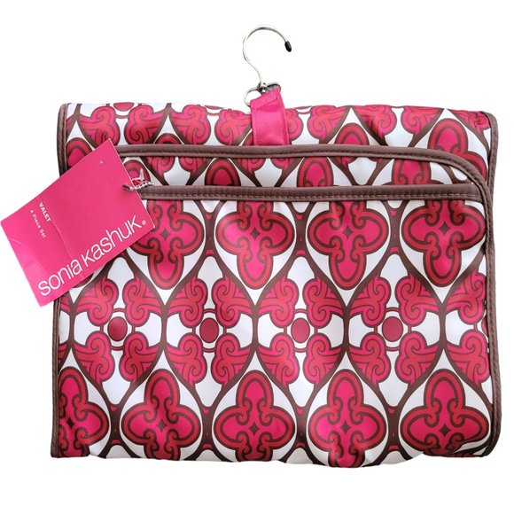 Sonia Kashuk Handbags - SONIA KASHUK Valet Hanging Travel Toiletry Organizer 4-Piece Set NEW!